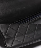 Chanel 2-Way Chain Shoulder Bag Quilted Lambskin Gold — view 7