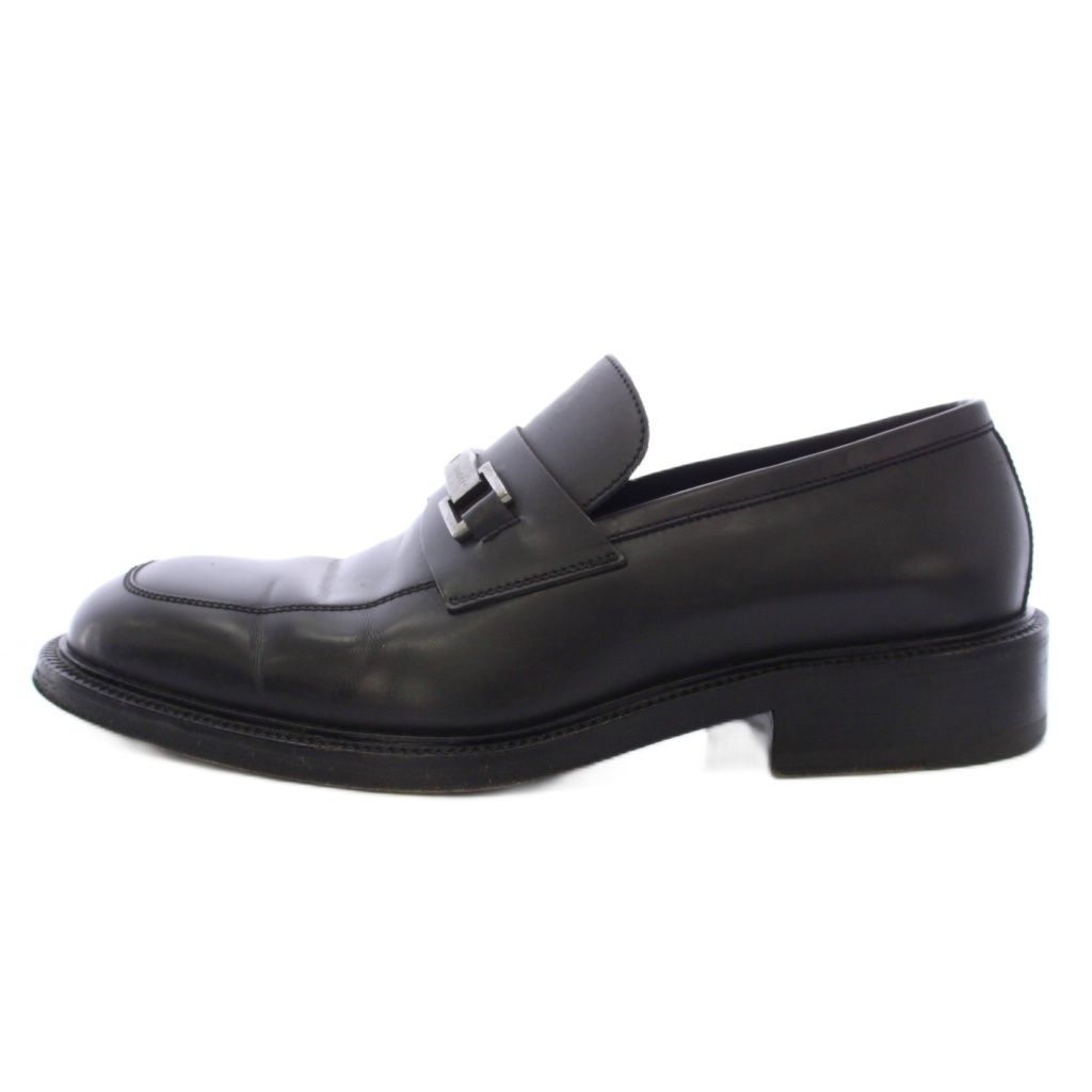 Gucci Horsebit Loafers Leather 40 Black TK — view 2