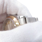 Rolex Datejust SS 18k Yellow Gold Roulette Silver Dial VI IX Diamond — view 6