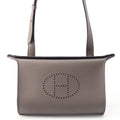 Hermes Shoulder Bag Vidopoche Etain Silver Epsom