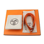 Hermes Shoulder Bag Evelyne 3 23 Orange Silver Taurillon Clemence — view 6