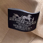 Hermes Pouch Bride-a-Brac PM Hibiscus Silver Canvas Case — view 7