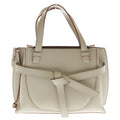 Loewe Gate Top Handle 2-Way Shoulder Bag Ivory Brown Leather Gold