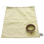 Loewe Gate Top Handle 2-Way Shoulder Bag Ivory Brown Leather Gold — view 8