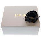 Dior Lady My 2-Way Mini Shoulder Bag Black Leather Gold — view 7