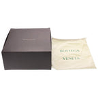 Bottega Veneta Maxi Intrecciato Top Handle Shoulder Bag Black Leather Silver — view 7