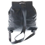 Chanel CC Logo Turnlock Backpack Black Caviar Leather Silver — view 2