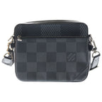 Louis Vuitton Damier Graphite Trio Messenger Bag Black Noir Silver