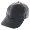 Louis Vuitton Monogram Shadow Leather Baseball Cap Hat Black