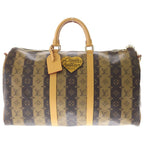 Louis Vuitton Monogram Stripe Keepall Bandouliere 50 2-Way Boston Bag Leather