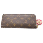Louis Vuitton Portefeuille Clemence Flower Charm Monogram Leather Zippy Wallet — view 2