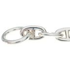 Hermes Chaine D'ancre TGM 11 Pieces Silver Chain Necklace — view 5