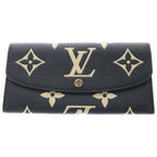 Louis Vuitton Portefeuille Empreinte Noir Cles Mubicolor Flap Wallet Black
