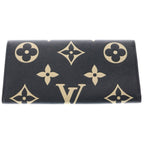 Louis Vuitton Portefeuille Empreinte Noir Cles Mubicolor Flap Wallet Black — view 2