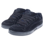 Celine Triomphe Huntington Suede Lace Up Low Cut Sneakers Black — view 2