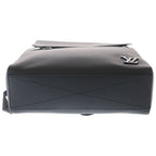 Louis Vuitton LV Aerogram Fast Line Leather Backpack Black — view 4