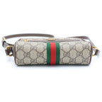 Gucci GG Supreme Ophidia Mini Shoulder Bag Brown Beige Leather Gold — view 6
