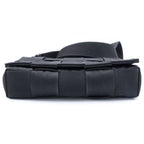 Bottega Veneta Cassette Small Maxi Intrecciato Canvas Shoulder Bag Black — view 5