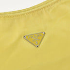Prada Hand Handbag Mini Andbag Pouch Nylon Yellow — view 5