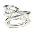Hermes Ring Chaine D'ancre Punk 53 Silver