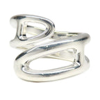 Hermes Ring Chaine D'ancre Punk 53 Silver