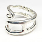 Hermes Ring Chaine D'ancre Punk 53 Silver