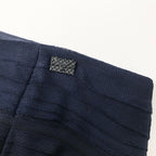Chanel Knit Tight Skirt Gradient Quilted Bag Motif Plate 38 Sizes Navy 100% — view 7