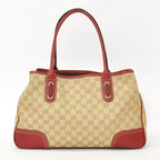 Gucci Handbag GG Canvas Sherry Line Leather Beige — view 2