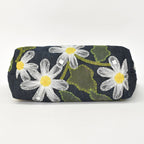 Fendi Handbag Denim Flower Applique Navy — view 7