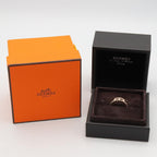 Hermes Ring Link Diamond 18k Pink Gold