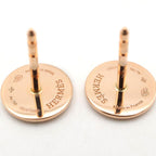 Hermes Earrings Exlibris TPM 18k Pink Gold — view 4