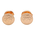 Hermes Earrings Exlibris TPM 18k Pink Gold