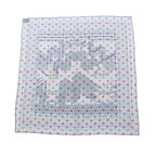 Hermes Scarf Carre 60 Sangles en Zigzag Banbana Rainbow Dot Silk