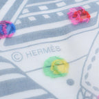 Hermes Scarf Carre 60 Sangles en Zigzag Banbana Rainbow Dot Silk — view 2