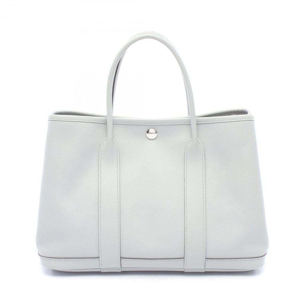 Hermes Tote Garden Party TPM Blue Gracie Leather Calf