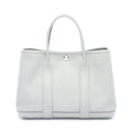 Hermes Tote Garden Party TPM Blue Gracie Leather Calf