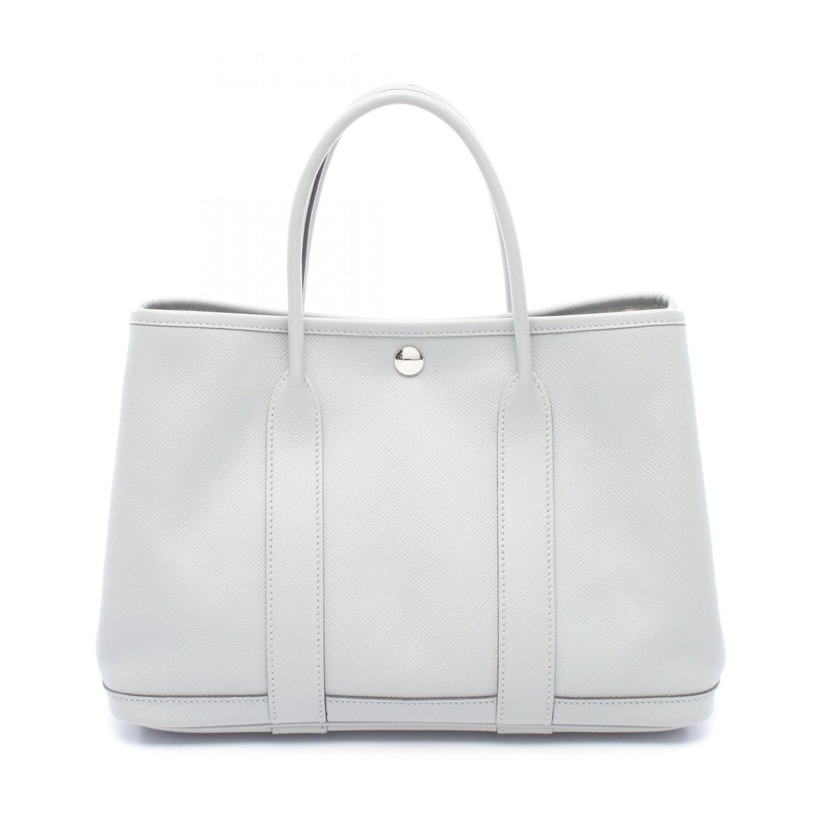 Hermes Tote Garden Party TPM Blue Gracie Leather Calf