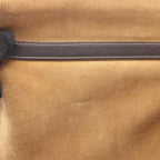 Loewe Shoulder Bag Anagram Beige Suede Leather — view 8