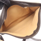 Loewe Shoulder Bag Anagram Beige Suede Leather — view 3