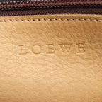 Loewe Shoulder Bag Anagram Beige Suede Leather — view 4