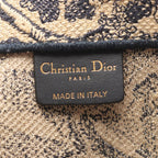 Dior Tote Book Large Beige Navy Canvas — view 4