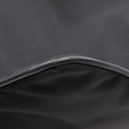 Prada Shoulder Bag Black Nylon Leather Triangle Logo — view 8
