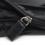 Prada Shoulder Bag Black Nylon Leather Triangle Logo — view 5
