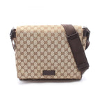 Gucci Shoulder Bag GG Canvas Beige Brown Messenger