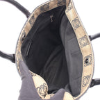 Loewe Tote Anagram Beige Black Canvas Leather — view 3