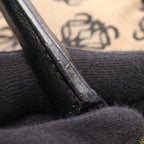Loewe Tote Anagram Beige Black Canvas Leather — view 7