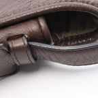 Loewe Shoulder Bag Heritage 376.79.752 Dark Brown Leather Messenger — view 7