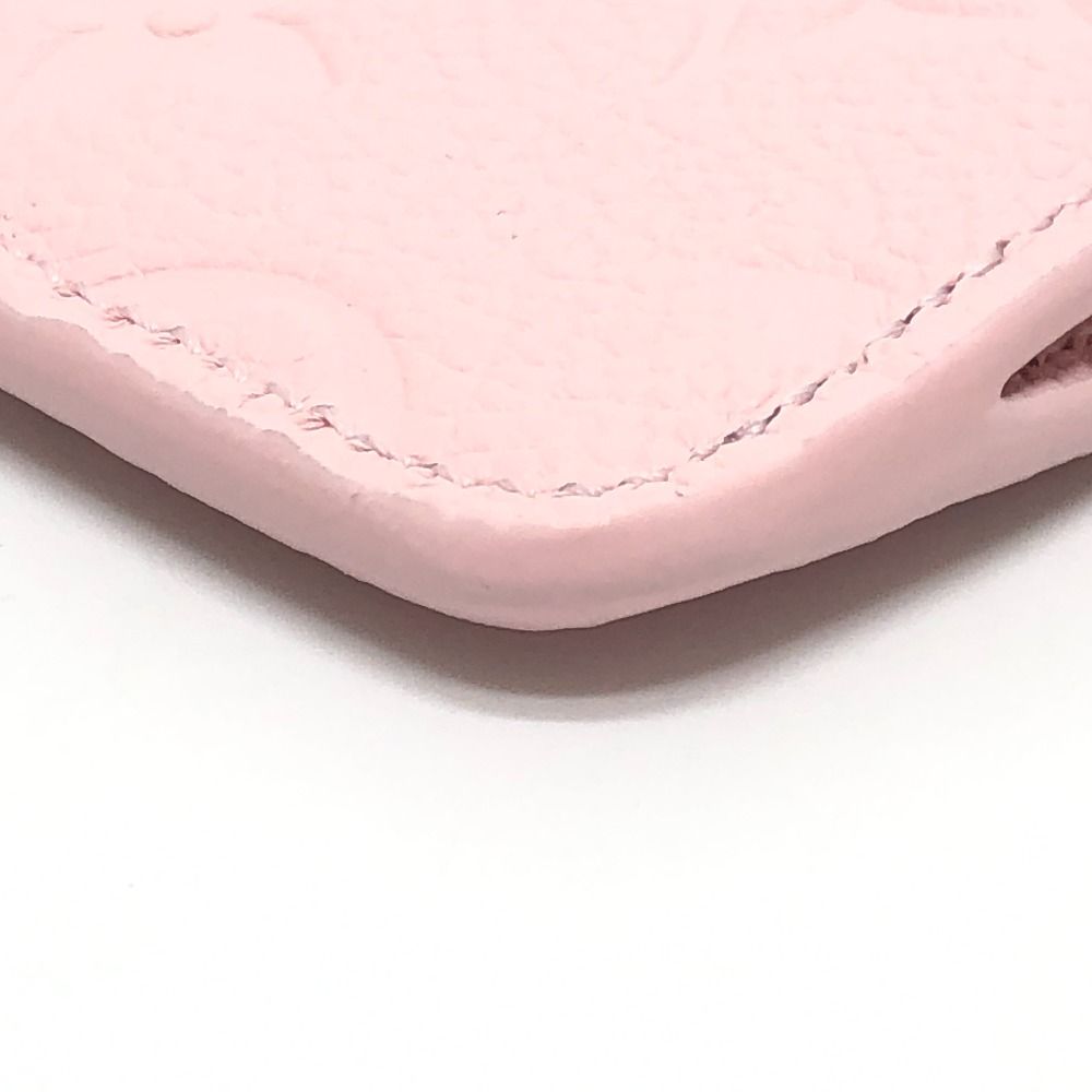 Louis Vuitton Card Case Holder Romy Monogram Empreinte Leather Confetti Pink — view 7