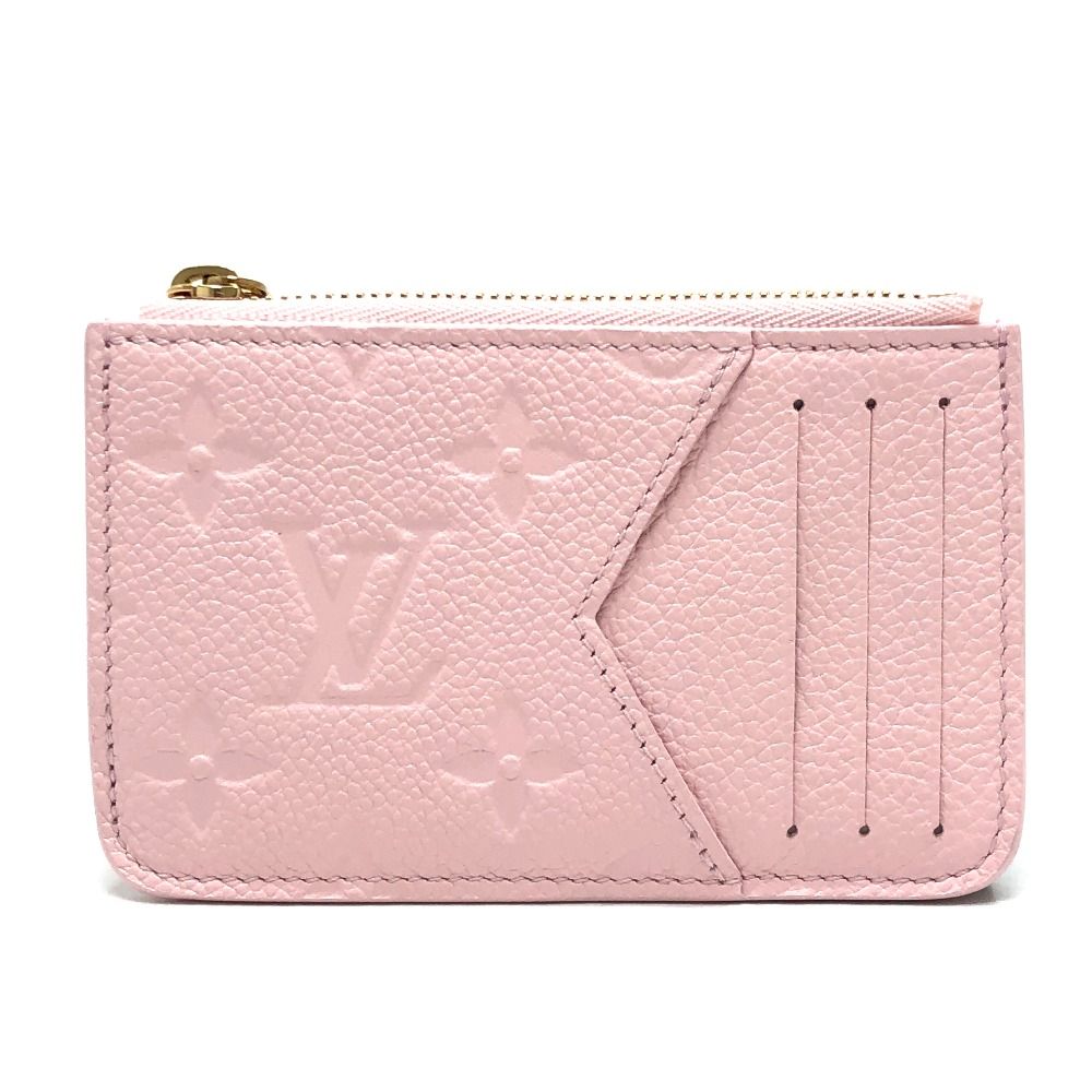 Louis Vuitton Card Case Holder Romy Monogram Empreinte Leather Confetti Pink — view 2