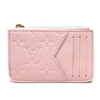 Louis Vuitton Card Case Holder Romy Monogram Empreinte Leather Confetti Pink — view 2